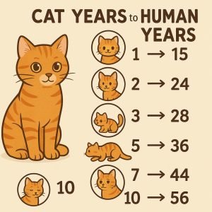 equivalent age humain