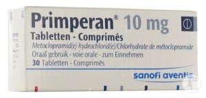 metoclopramide dans le primperan ou primperid