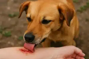 la salive du chien guerit - elle les plaies ,decouvrez l'article