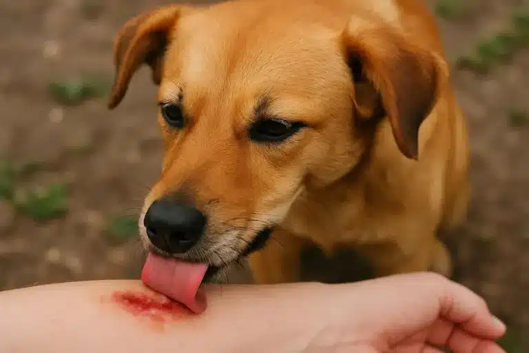 la salive du chien guerit - elle les plaies ,decouvrez l'article