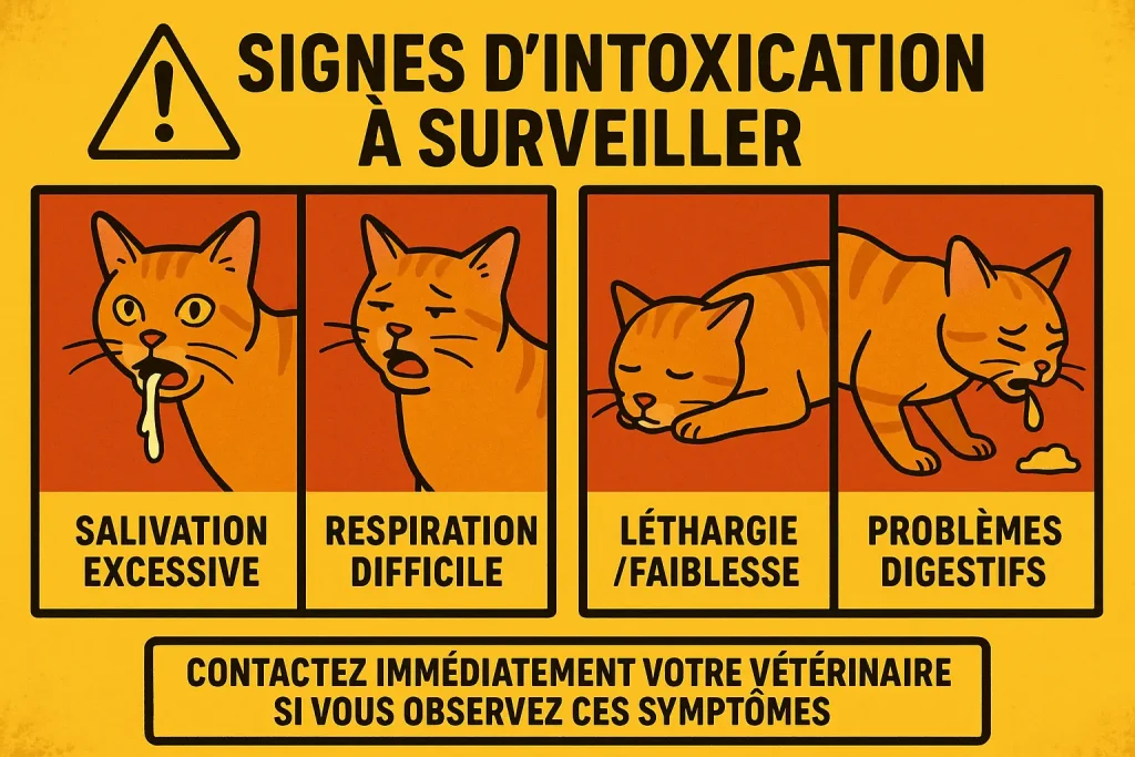 SIGNES INTOXICATION PAR HUILES ESSENTIELLES POUR CHATS