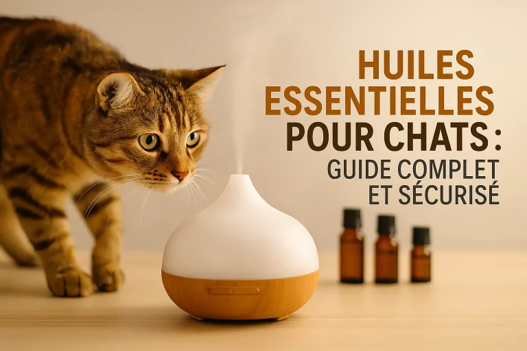 huiles essentielles pour chats