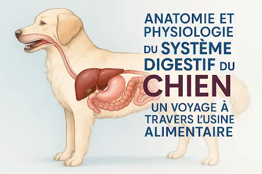 système digestif du chien est une veritable usine
