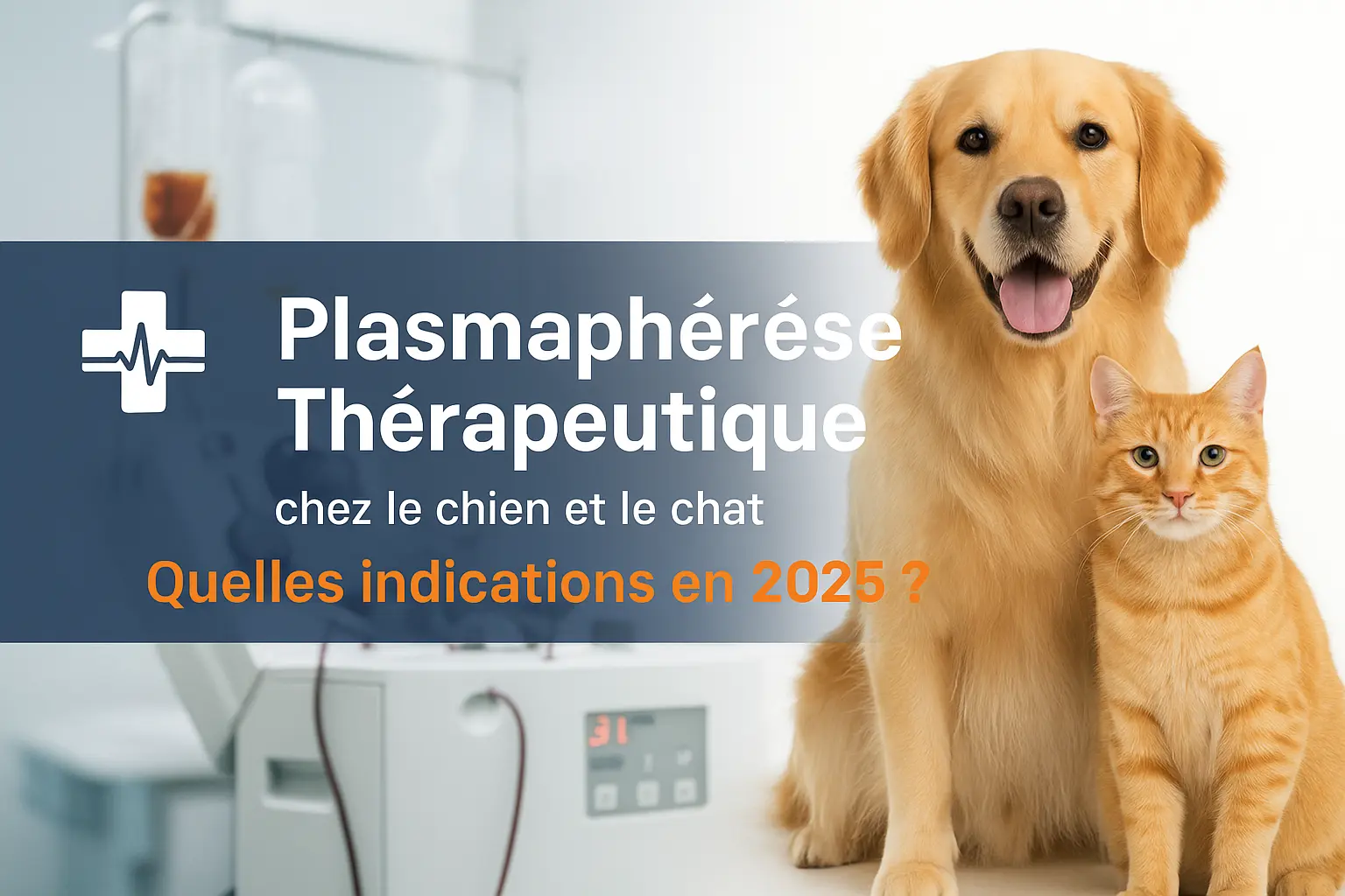 plasmaphérèse chez le chien et le chat