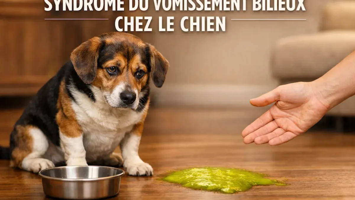 Le syndrome du vomissement bilieux chez le chien
